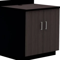 Storage Cabinets*Safco ® Modular Break Room Two Doors/Two Adjustable Shelves Base Cabinet, Asian Night/Black, 36"H x 36"W x 25"D