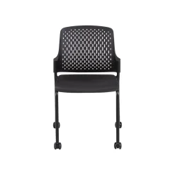 Folding & Stacking*Safco Next Polypropylene Office Chair, Black, 4/Carton (4314BL)