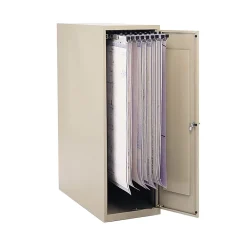 File Cabinets*Safco ® Small Vertical Storage Cabinet for 18" and 24" Hanging Clamps, Tropic Sand