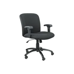 Office Chairs*Safco Uber Fabric Computer and Desk Chair, Black (3491BL)