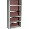 Bookcases*Safco Value Mate 5-Shelf 67"H Wood Bookcase, Gray (7173GR)