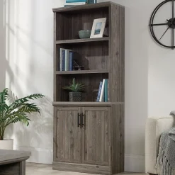 Bookcases*Sauder Aspen Post 71"H 5-Shelf Bookcase, Pebble Pine (433965)