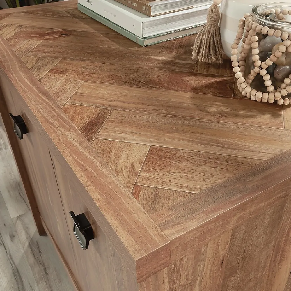 Storage Cabinets*Sauder Cannery Bridge 30" Storage Cabinet with 2 Shelves, Sindoori Mango (429515)