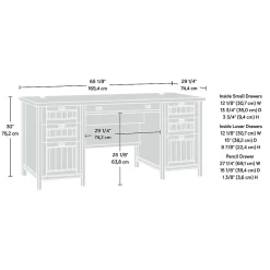 Corner Desks*Sauder Costa 65