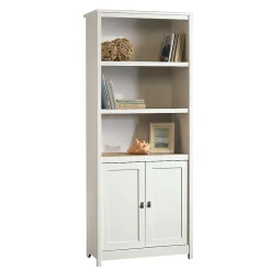 Bookcases*Sauder Cottage Road 71"H 5-Shelf Bookcase with Adjustable Shelves, Soft White (417593)