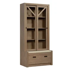 Bookcases*Sauder Dixon City 72"H 4-Shelf Bookcase, Brushed Oak (432891)