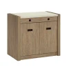 Storage Cabinets*Sauder Dixon City 30"H Storage Cabinet with 2 Shelves, Brushed Oak (432888)