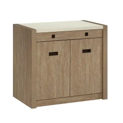 Storage Cabinets*Sauder Dixon City 30"H Storage Cabinet with 2 Shelves, Brushed Oak (432888)