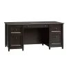 Corner Desks*Sauder Edge Water Collection 65" Wood Executive Desk, Estate Black (409042)