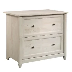File Cabinets*Sauder Edge Water 2-Drawer Lateral File Cabinet, Letter/Legal Size, Chalked Chestnut (418796)