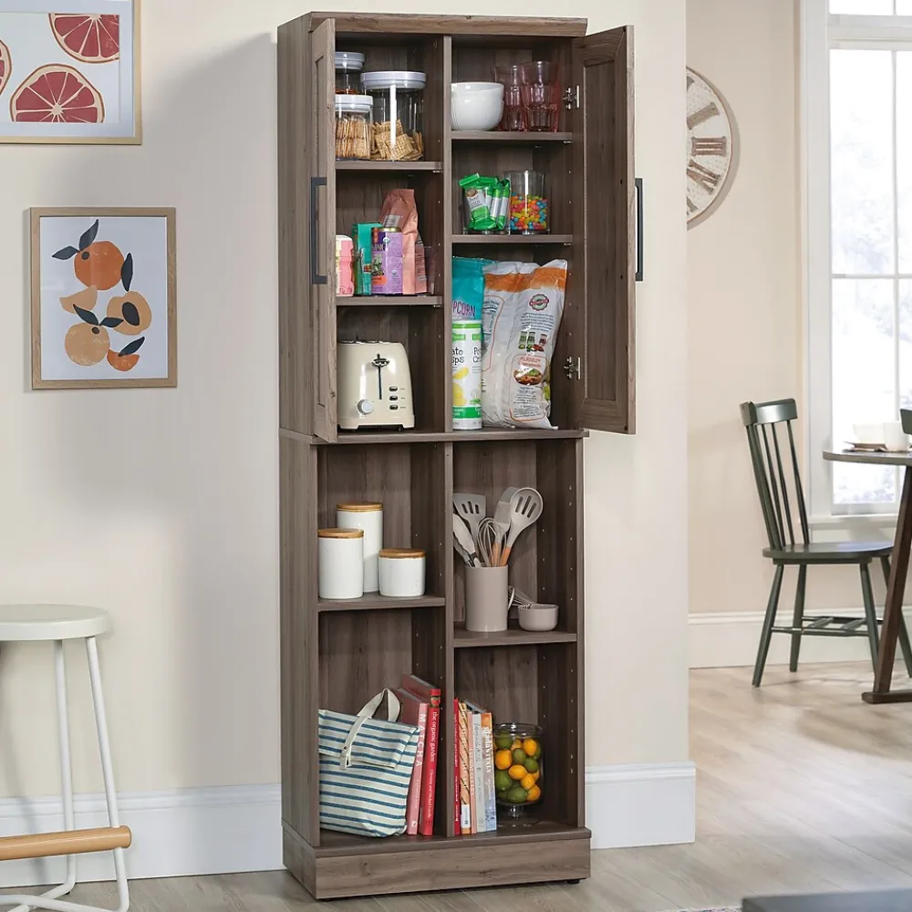 Storage Cabinets*Sauder HomePlus 71"H Storage Cabinet with 6 Shelves, Salt Oak (435132)