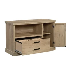 File Cabinets*Sauder Mason Peak File Cabinet, Letter/Legal Size, 30"H x 47"W x 19"D, Prime Oak (427836)