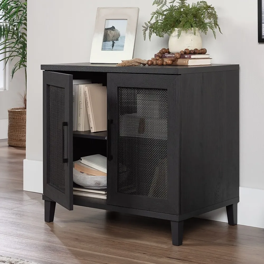 Storage Cabinets*Sauder Tiffin Line 30" Storage Cabinet with 2 Shelves, Raven Oak (433270)