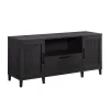 Storage Cabinets*Sauder Tiffin Line 30"H Storage Credenza with 3 Shelves, Raven Oak (433265)