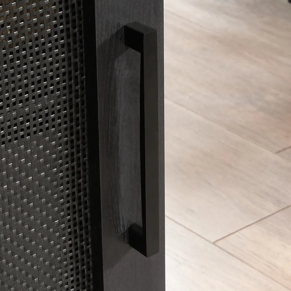 Computer Desks*Sauder Tiffin Line 60"W Double Pedestal Desk, Raven Oak (433266)