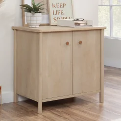 Storage Cabinets*Sauder Whitaker Point 30"H Storage Cabinet with 2 Shelves, Natural Maple (429373)