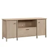 Storage Cabinets*Sauder Whitaker Point 30"H Storage Credenza with 3 Shelves, Natural Maple (429375)