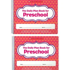 Grade Books*Scholastic Teaching Solutions The Daily Plan Book for Preschool, Pack of 2 (SC-806458-2)