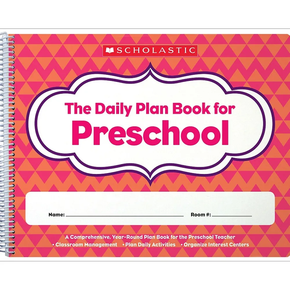 Grade Books*Scholastic Teaching Solutions The Daily Plan Book for Preschool, Pack of 2 (SC-806458-2)