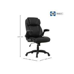 Office Chairs*Sealy Posturepedic Hudson Ergonomic Swivel Office Chair, Black (64627)