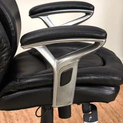 Office Chairs*Serta AIR Bonded Leather Executive Chair, Black (CHR200100)