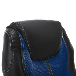 Office Chairs*Serta Amplify Ergonomic Faux Leather Swivel Executive Chair, Blue (43673B)