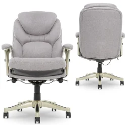 Ergonomic Chairs*Serta Claremont Ergonomic Fabric Swivel Executive Chair with Back in Motion Technology, (44186D) Light Gray