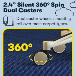 Ergonomic Chairs*Serta Claremont Ergonomic Fabric Swivel Executive Chair with Back in Motion Technology, (44186D) Light Gray