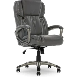 Ergonomic Chairs*Serta Garret Ergonomic Bonded Leather Swivel Executive Chair, (CHR200113) Harvard Gray