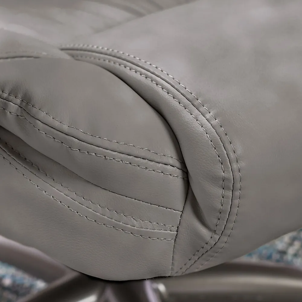 Ergonomic Chairs*Serta Garret Ergonomic Bonded Leather Swivel Executive Chair, (CHR200113) Harvard Gray