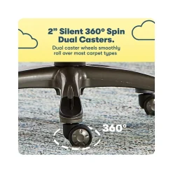 Ergonomic Chairs*Serta Garret Ergonomic Bonded Leather Swivel Executive Chair, (43520F) Space Gray