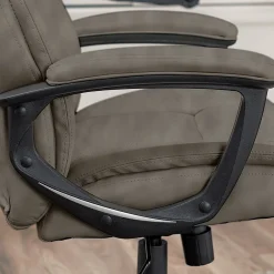 Ergonomic Chairs*Serta Hannah II Bonded Leather Executive Chair, (43672A) Gray