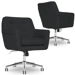 Ergonomic Chairs*Serta Style Ashland Fabric Swivel Computer and Desk Chair, (CHR100005) Charcoal