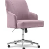 Office Chairs*Serta Style Leighton Fabric Swivel Home Office Chair, Lilac (47925D)