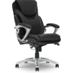 Ergonomic Chairs*Serta Works Bryce Ergonomic Bonded Leather Swivel Executive Chair, (43807A) Black