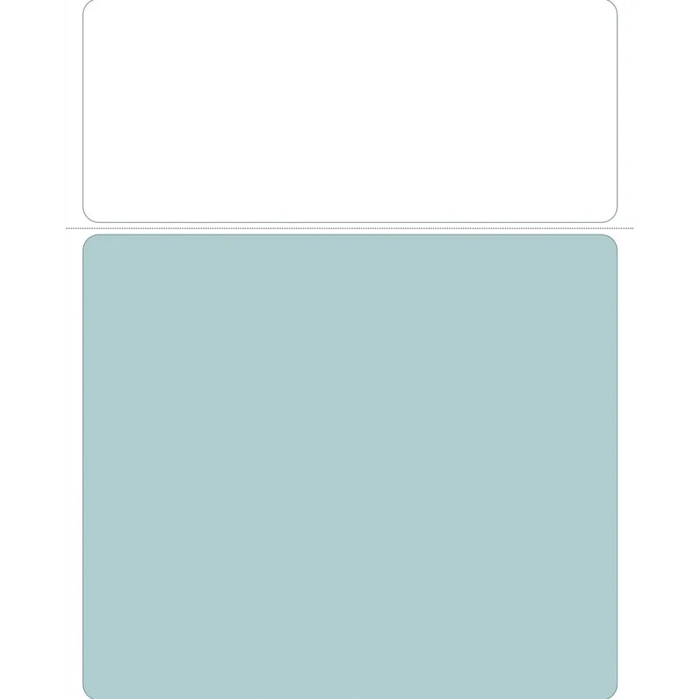 Business Forms*Medical Arts Press Solid Color Laser Statements, Style D, without Credit Card Information, Teal