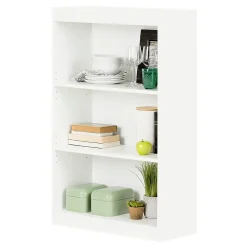 Bookcases*South Shore Axess 3-Shelf Bookcase, Pure White (7250766C)