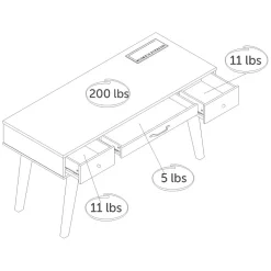 Computer Desks*South Shore Helsy 60