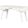 Computer Desks*South Shore Helsy 60"W Computer Desk with Power Bar, Pure White (14668)