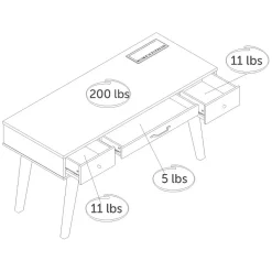 Computer Desks*South Shore Helsy 60