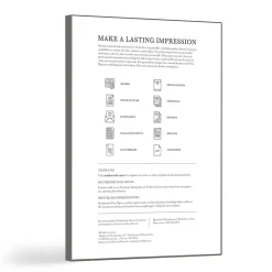 Resume Paper*Southworth 8.5" x 11" Business Paper, 65 lbs., 100 Brightness, 100/Box (Z560CK)