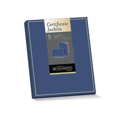 Awards & Certificates*Southworth Certificate Holders, 8.5" x 11", Navy, 5/Pack (PF6)
