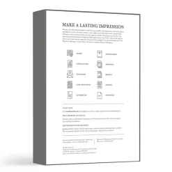 Resume Paper*Southworth Fine Paper, 8.5" x 11", 20 lb., Wove-Finish, White, 500/Box (403C)