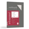 Multipurpose Paper*Southworth Linen Resume 8.5" x 11" Multipurpose Paper, 32 Lbs., 100 Brightness (RD18ACFLN)