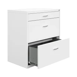 File Cabinets*Space Solutions 3-Drawer Lateral File Cabinet, Letter/Legal Size, Lockable, 31.88