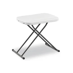 Folding Tables*Staples ® 25.5" x 17.8" Heavy Duty Folding Table, White (79143)