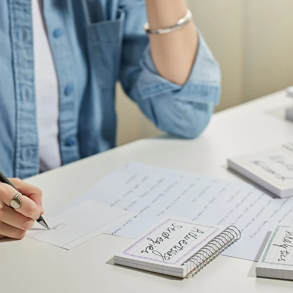 Index Cards*Staples 3" x 5" Index Cards, Lined, White, 50 Cards/Pack, 3 Pack/Carton (TR50991)