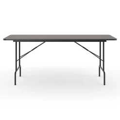 Folding Tables*Staples 6' x 30" Wooden Heavy Duty Folding Table, Walnut (58366)