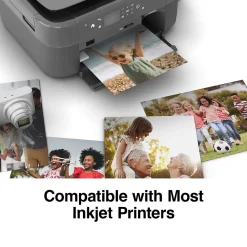 Photo Paper*Staples Basic Glossy Photo Paper, 8.5"W x 11"L, 100/Pack (19900/13607)