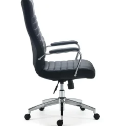 Office Chairs*Staples Bentura Ergonomic Bonded Leather Swivel Managers Chair, Black (53234)